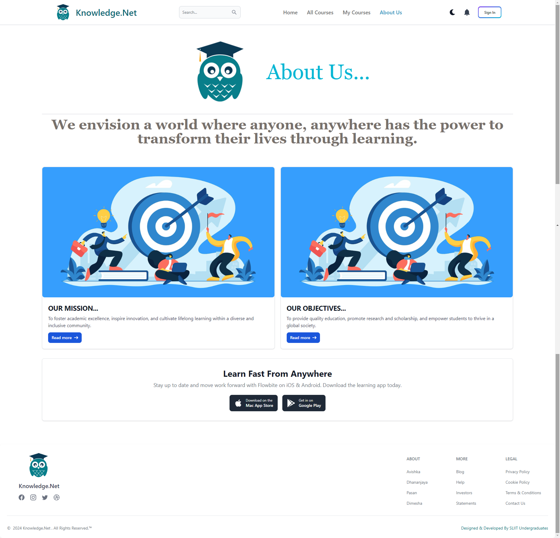 Education Platform UI Screenshot 6