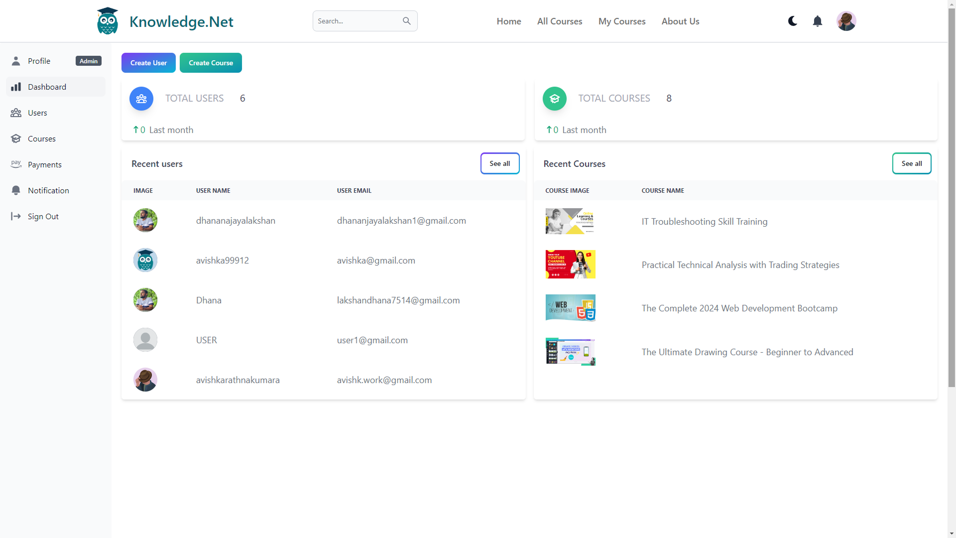 Education Platform UI Screenshot 8