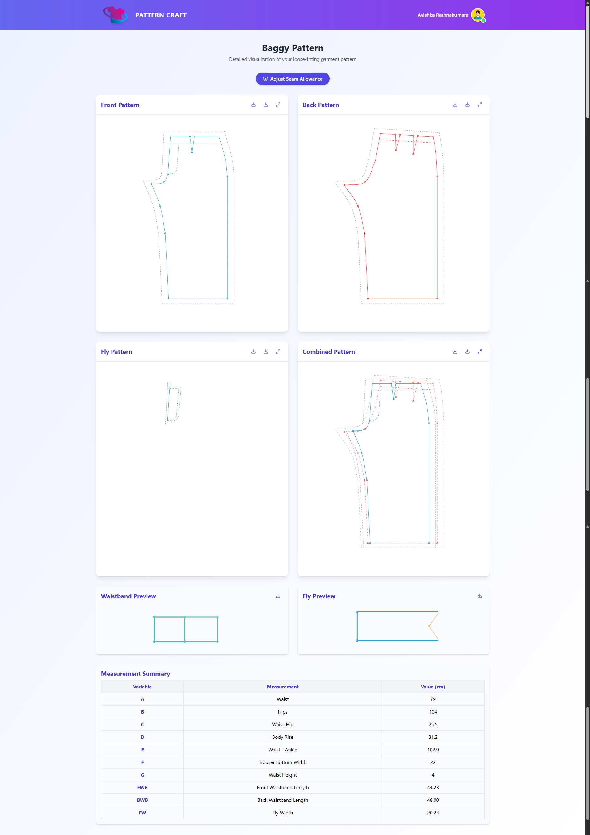 Garment Pattern Prediction UI Screenshot 8