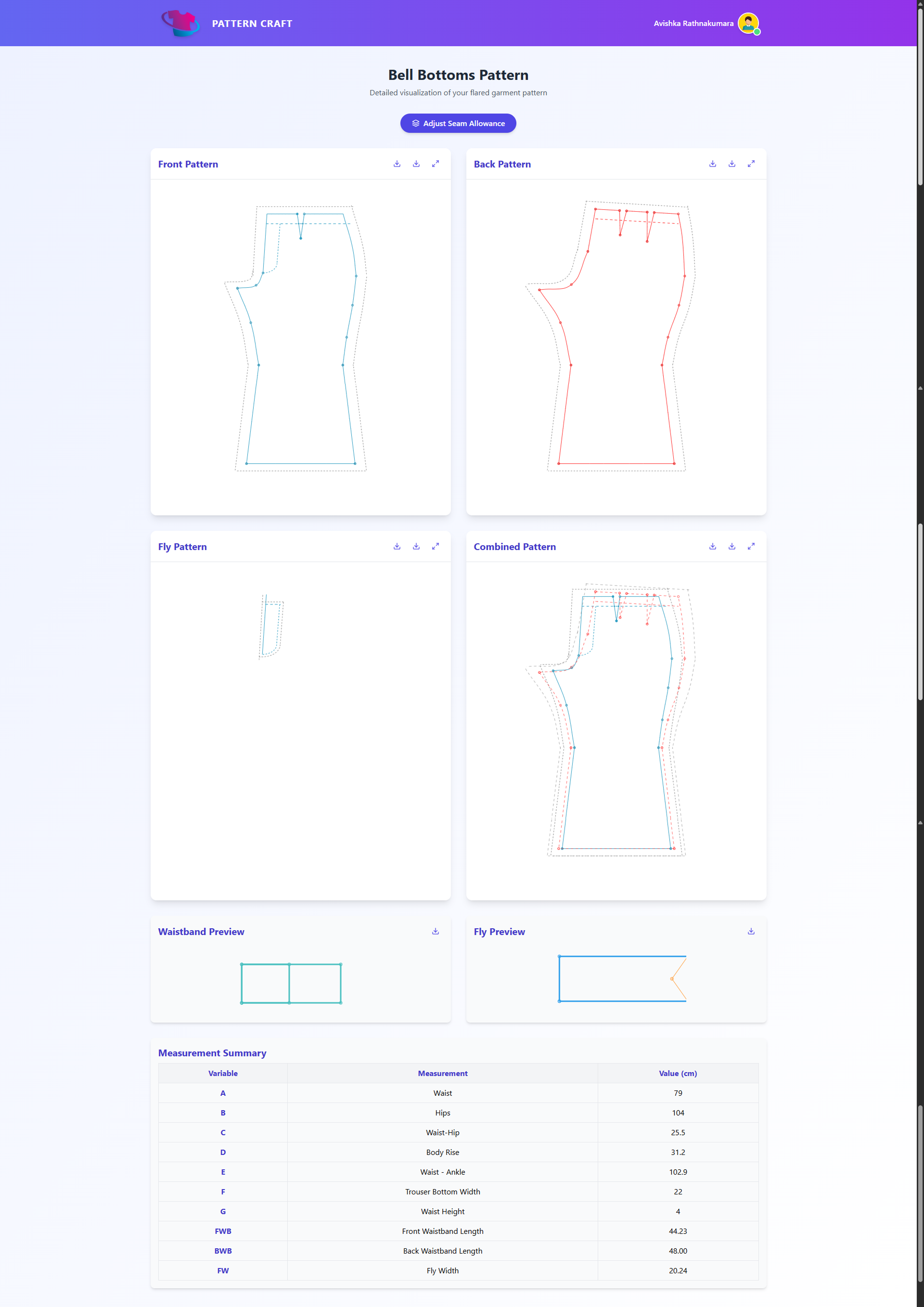 Garment Pattern Prediction UI Screenshot 9