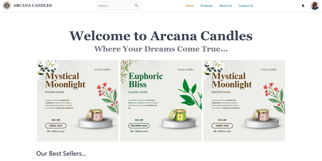 Arcana Candle