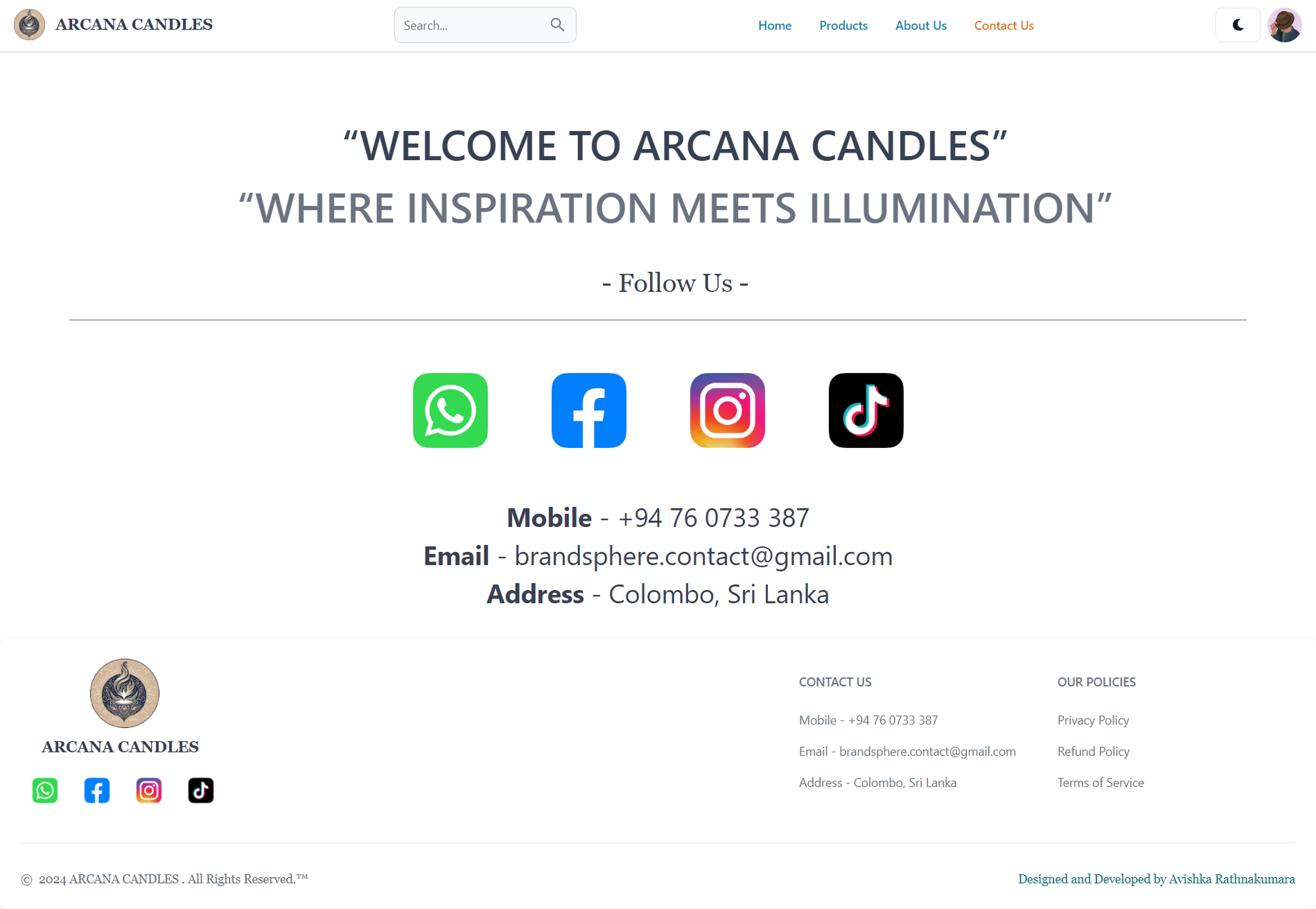 Arcana Candle UI Screenshot 6