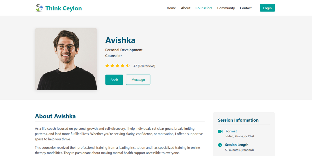 Online Counseling Platform