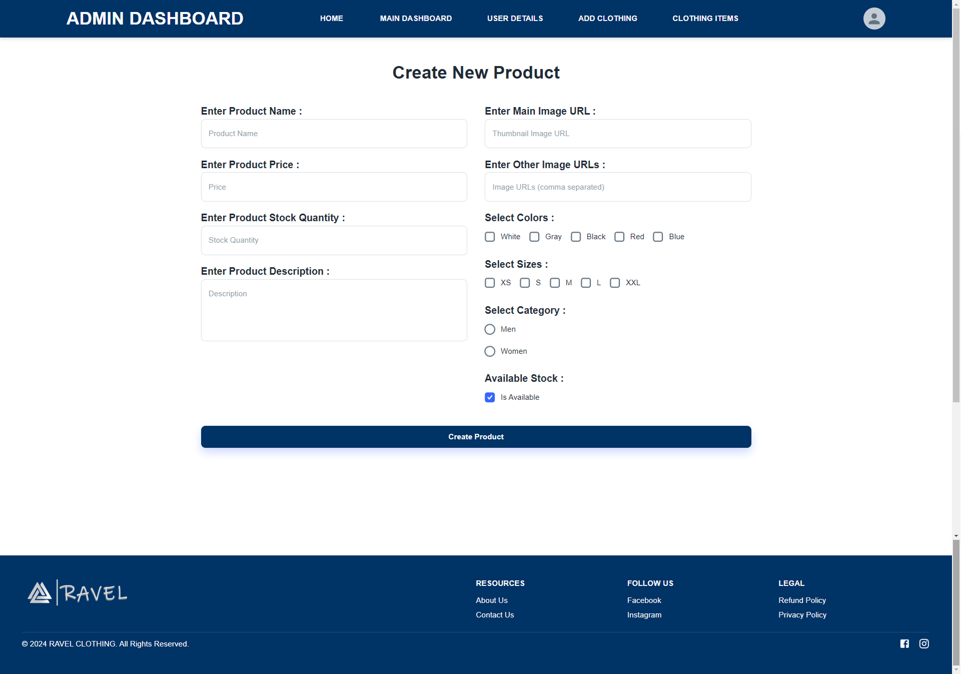 Virtual Dressing Room UI Screenshot 10