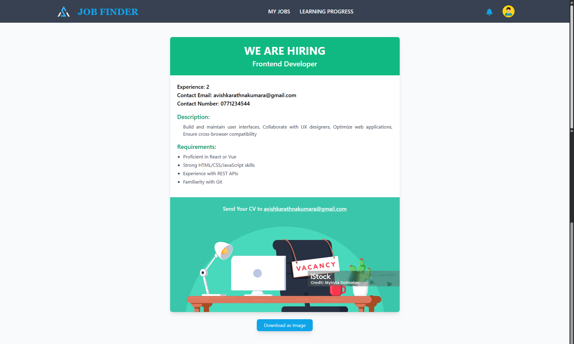 Job Portal Web Application UI Screenshot 20