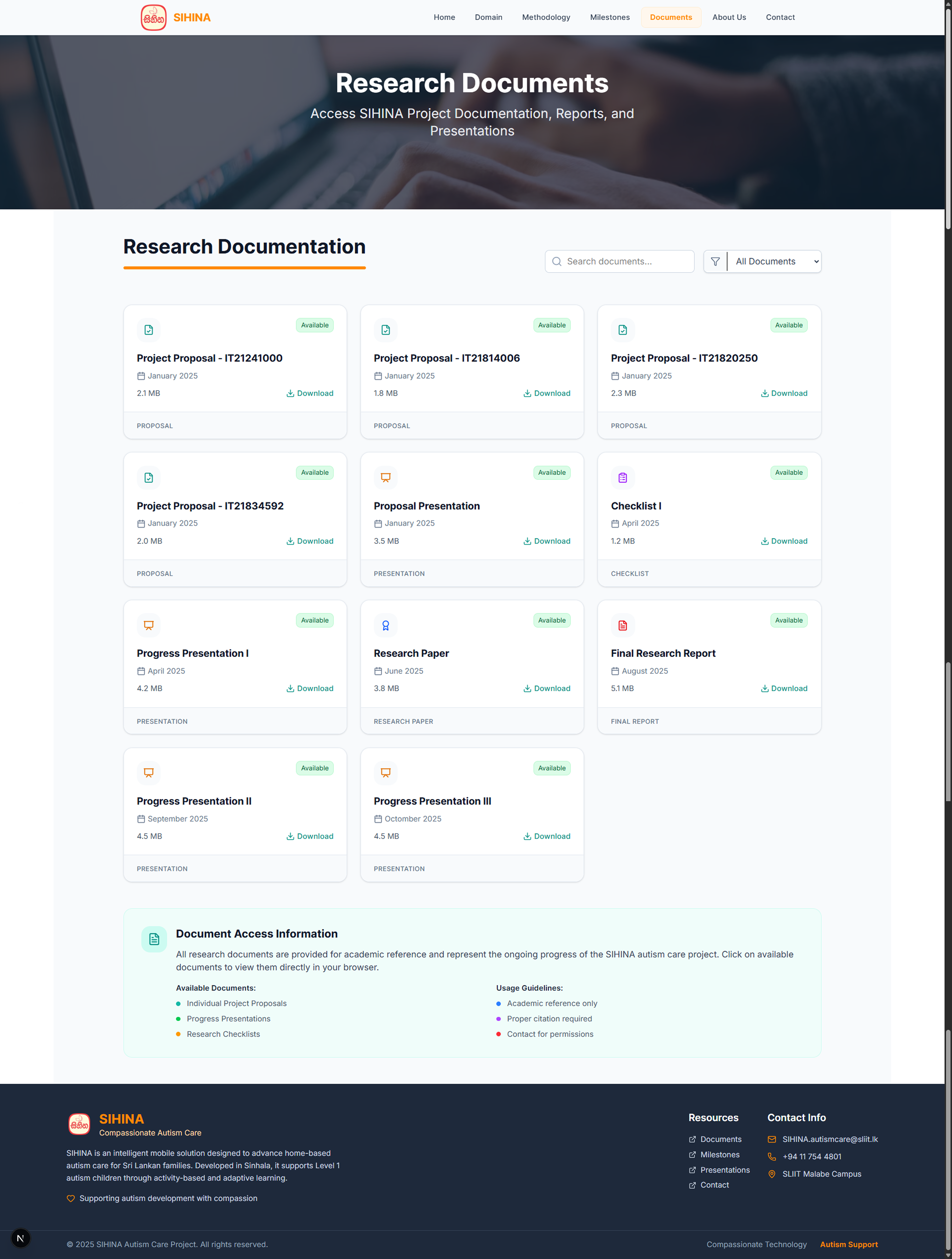 SIHINA - Autism Care UI Screenshot 5