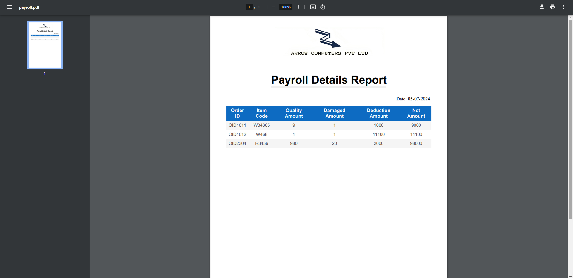 Supplier Management UI Screenshot 11