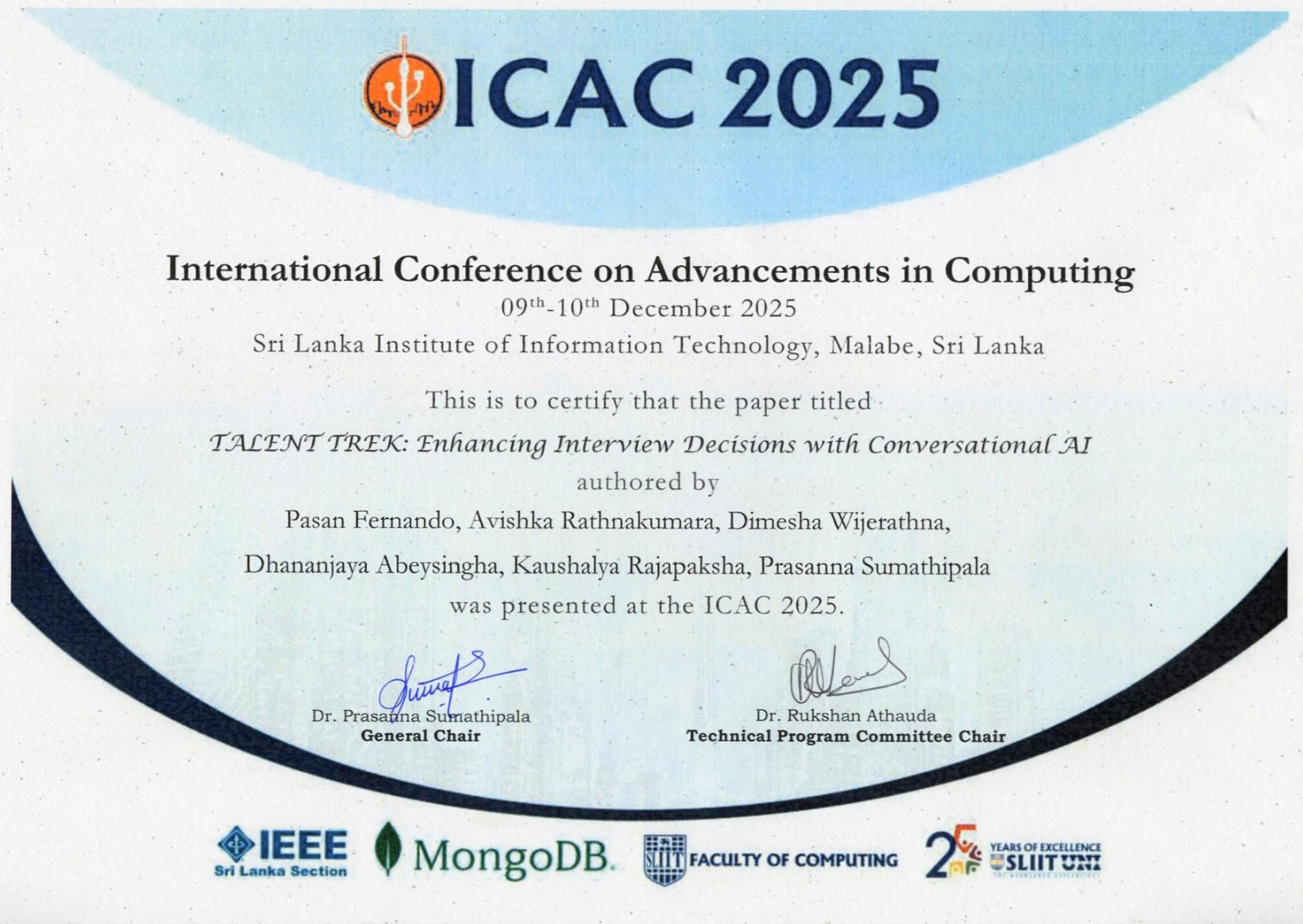 TALENT TREK ICAC Publication