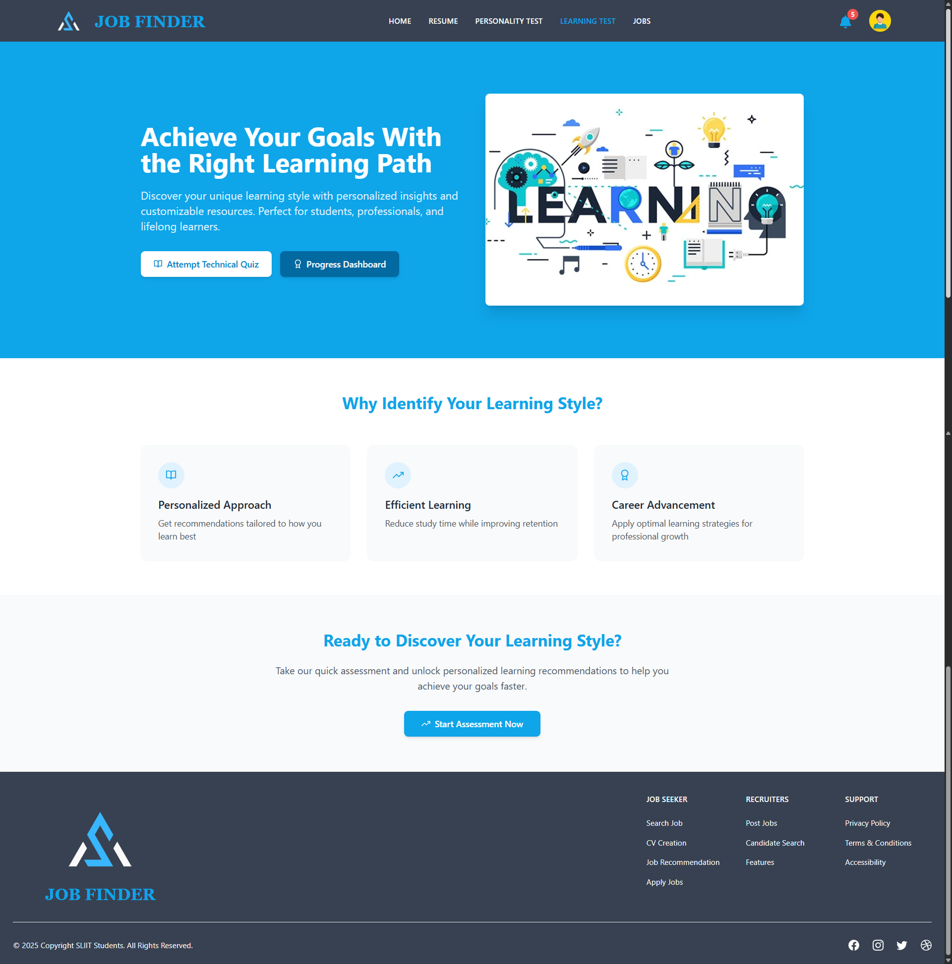 Job Portal Web Application UI Screenshot 9
