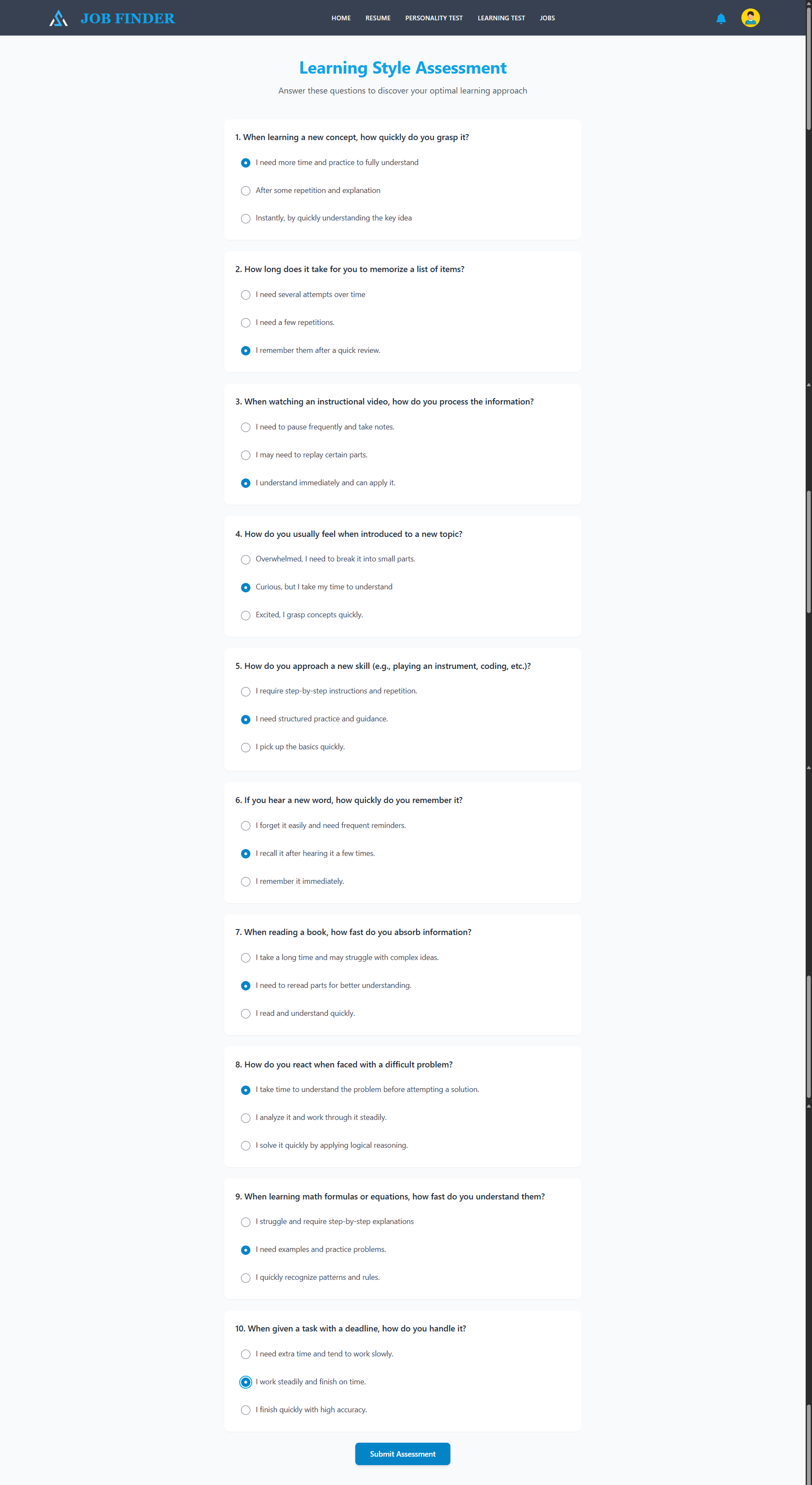 Job Portal Web Application UI Screenshot 10