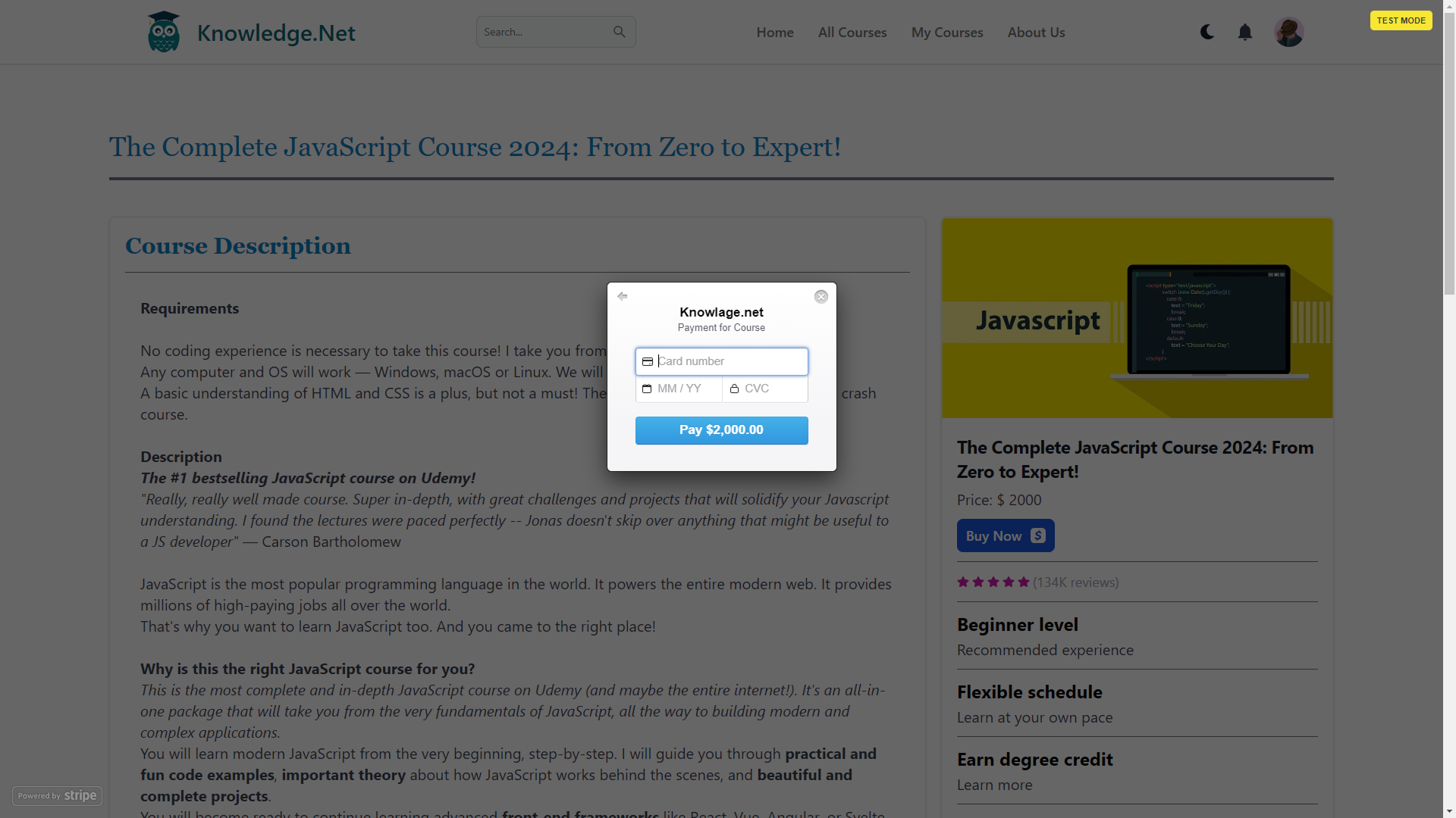 Education Platform UI Screenshot 16
