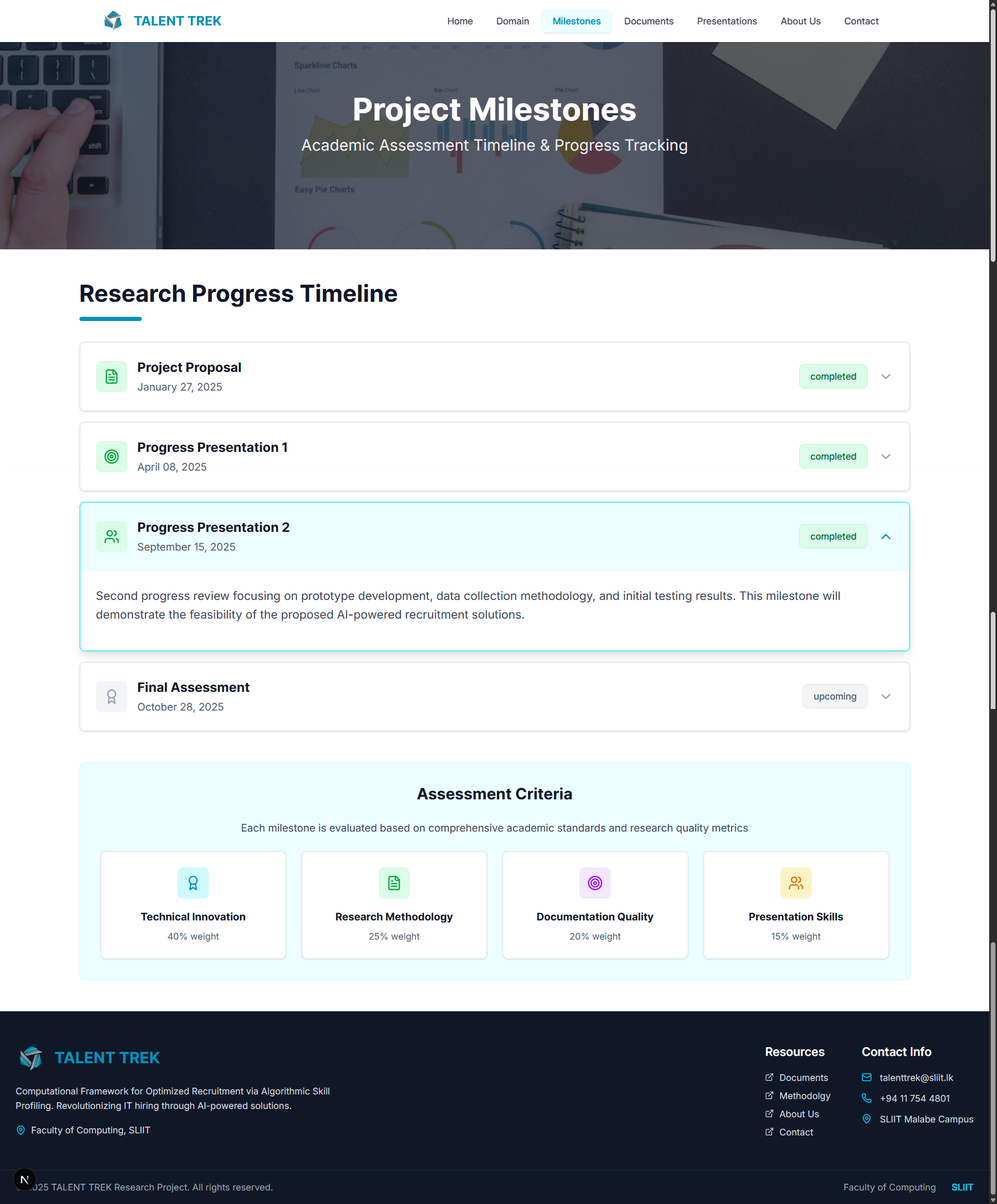 Talent Trek Website UI Screenshot 5