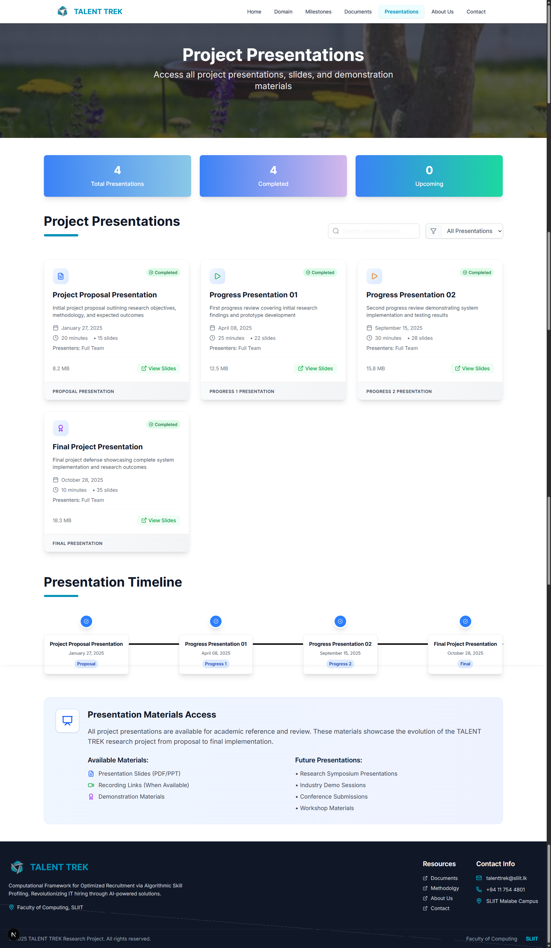 Talent Trek Website UI Screenshot 7