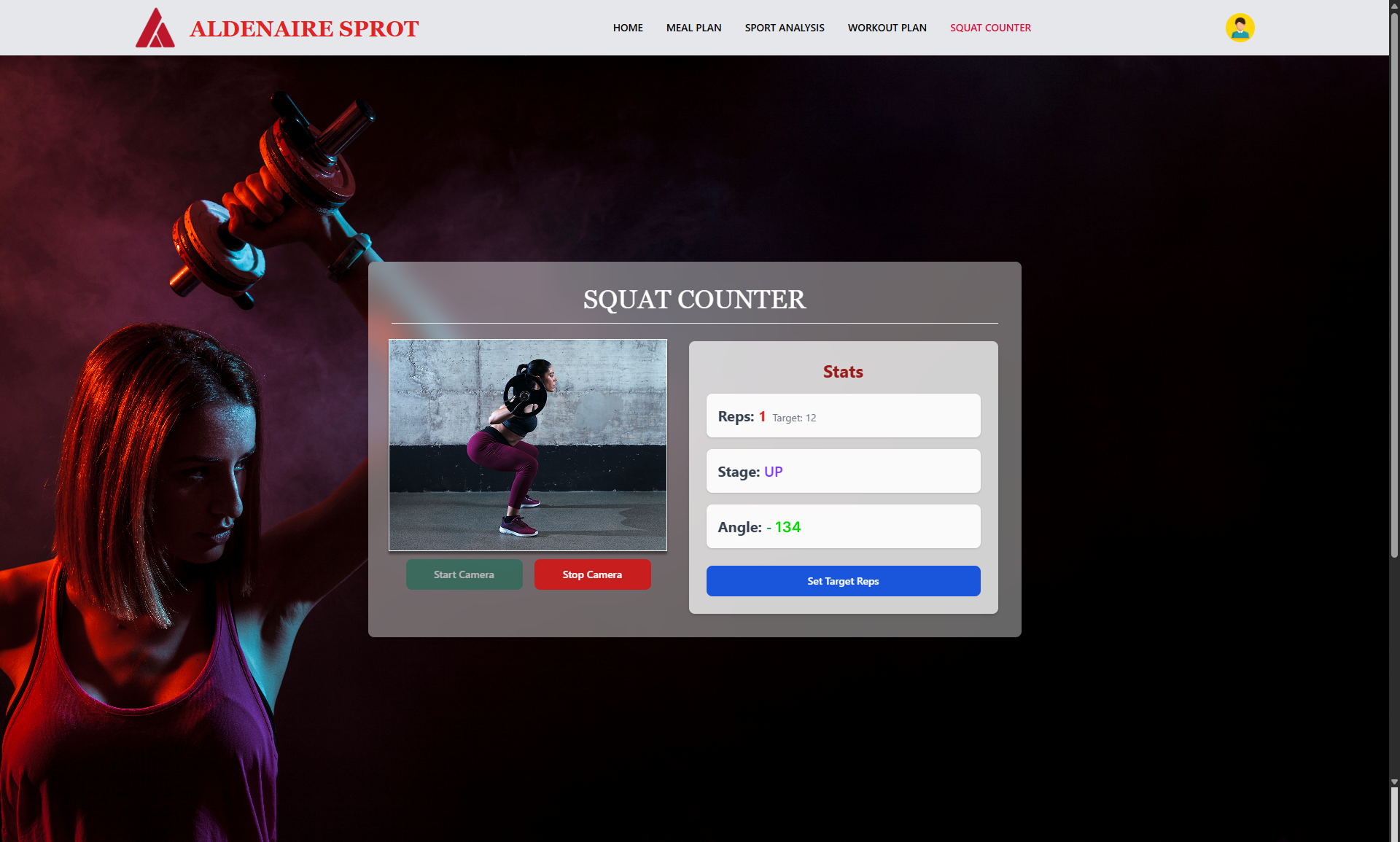 Fitness Analyzer UI Screenshot 13