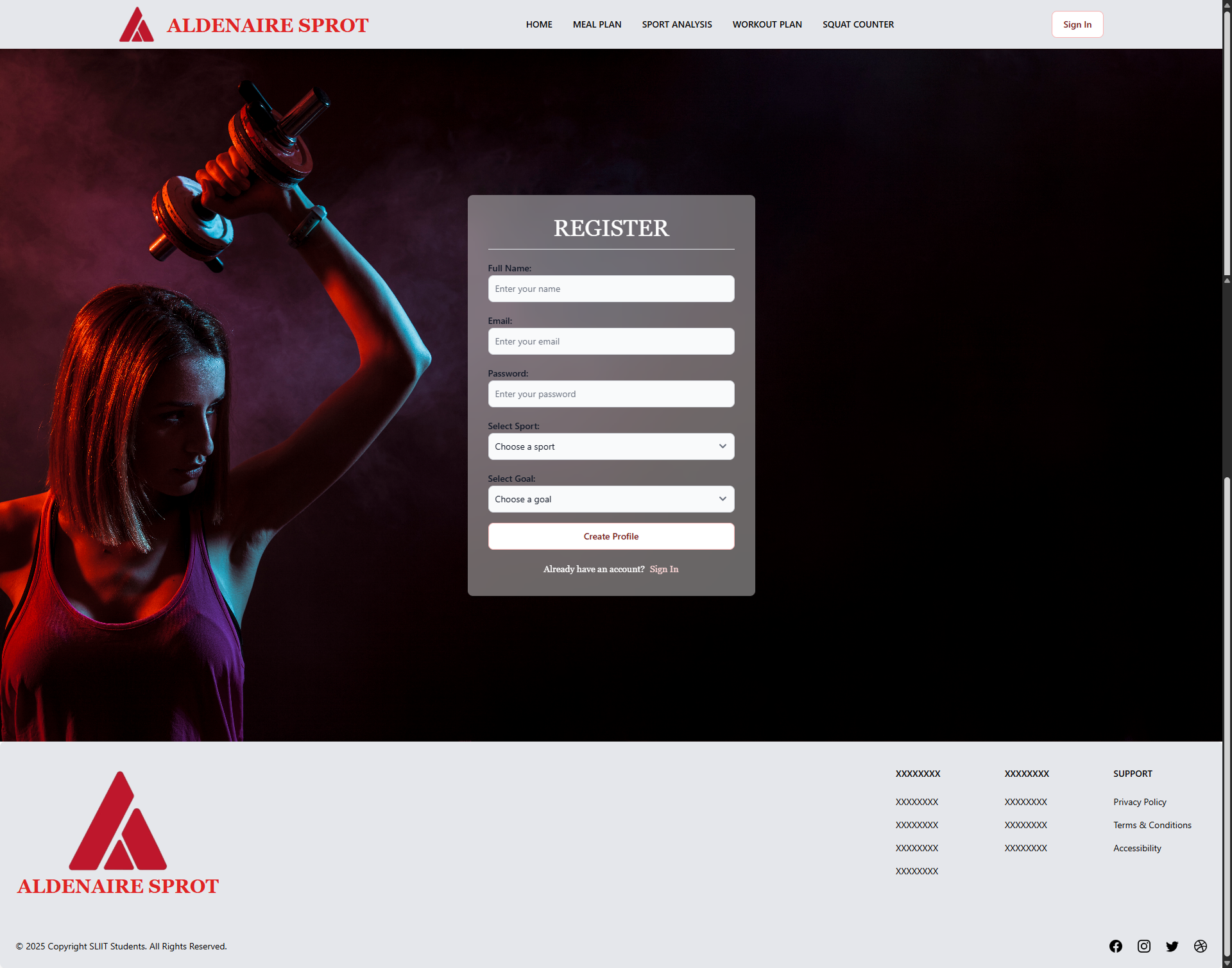 Fitness Analyzer UI Screenshot 16