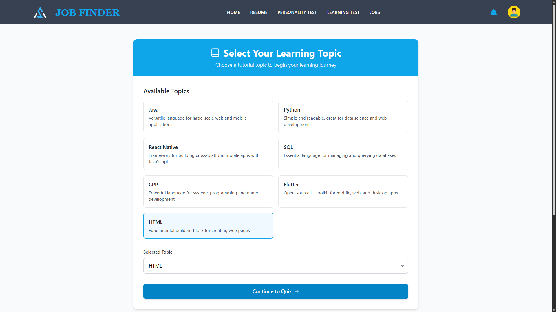 Job Portal Web Application UI Screenshot 12