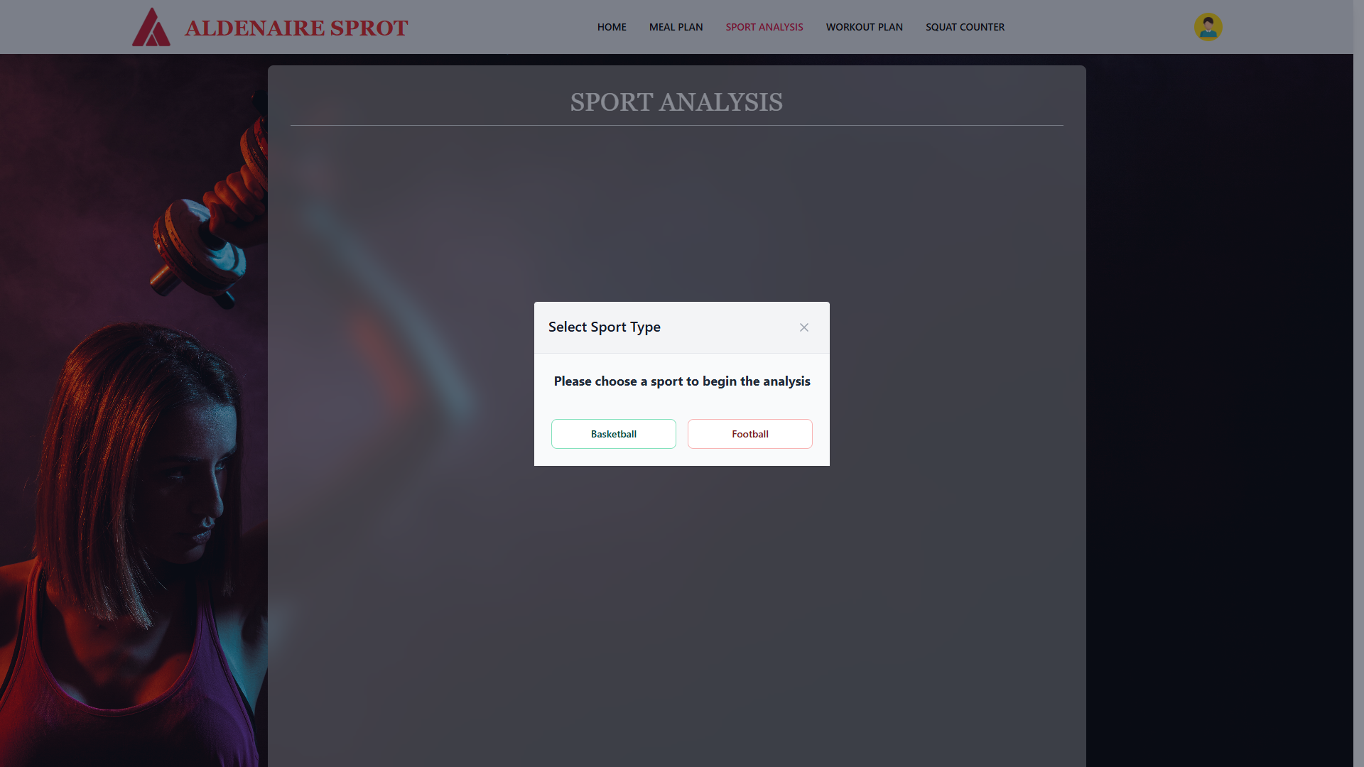 Fitness Analyzer UI Screenshot 6