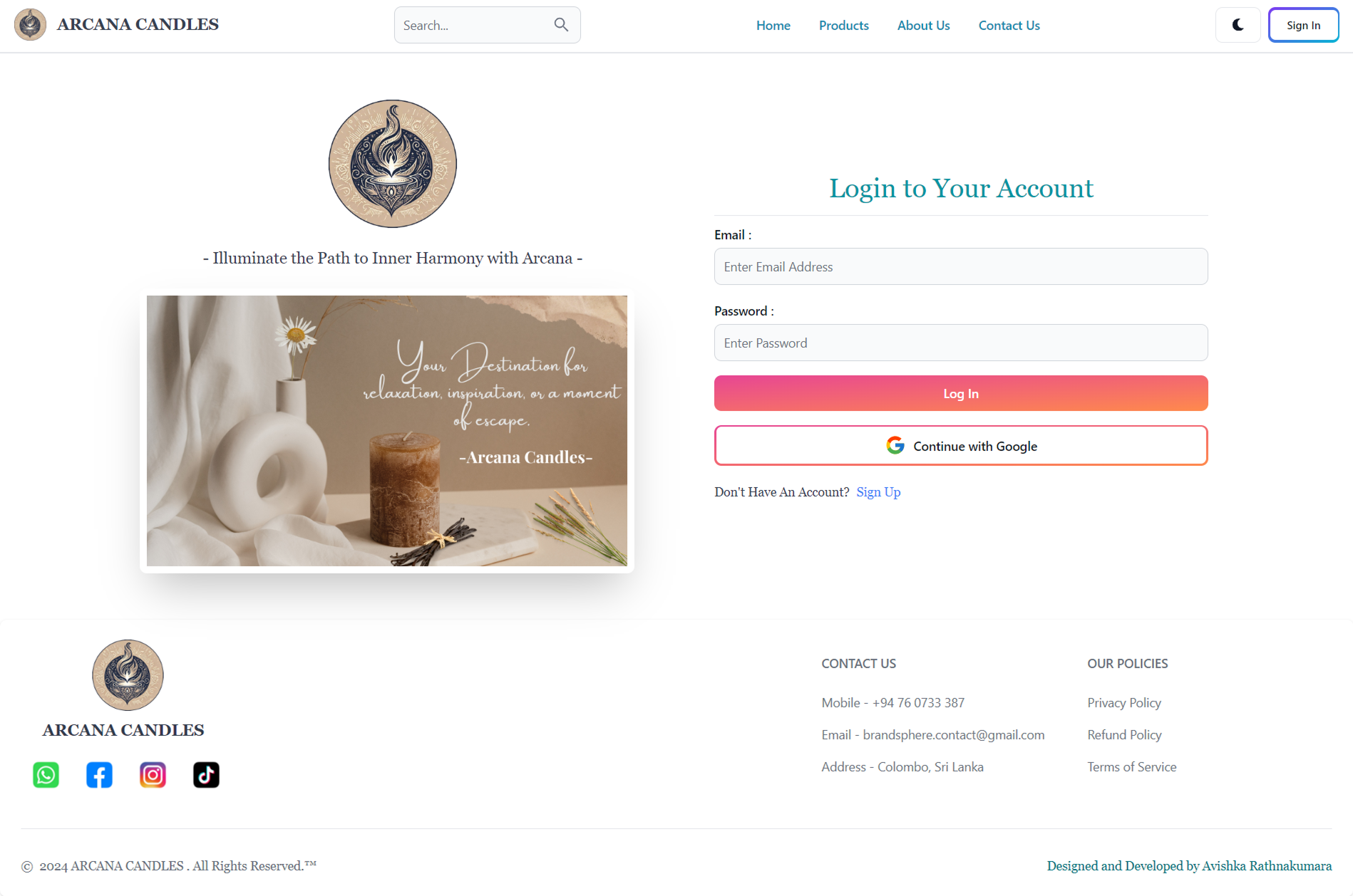 Arcana Candle UI Screenshot 8