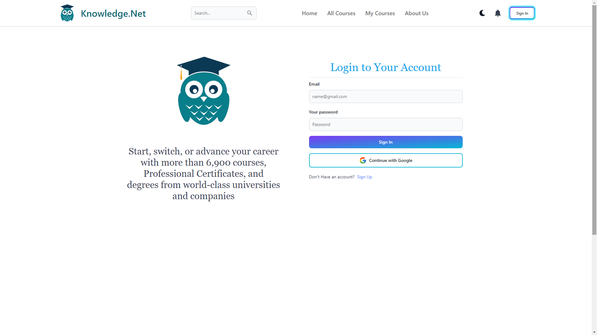 Education Platform UI Screenshot 17