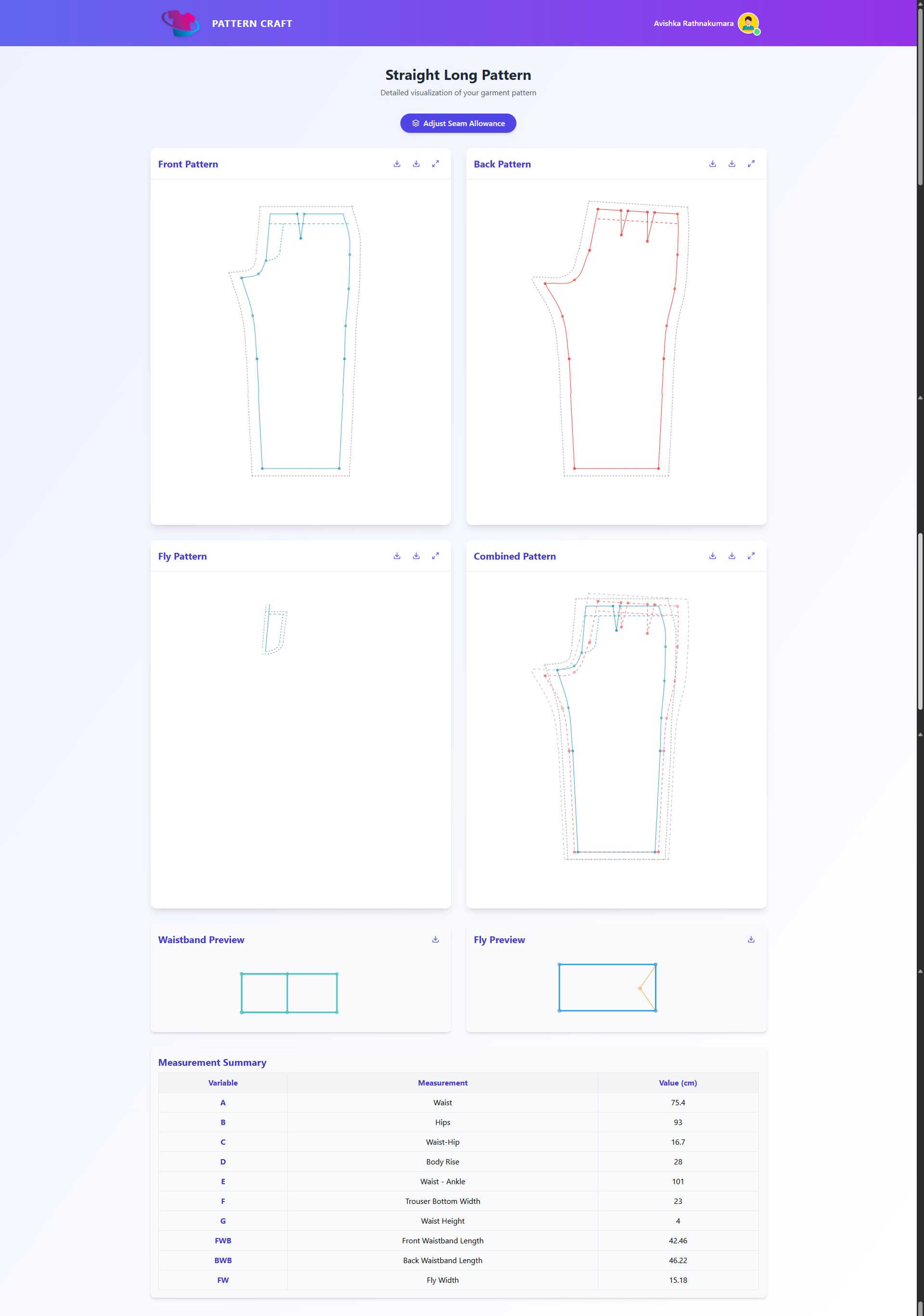 Garment Pattern Prediction UI Screenshot 7