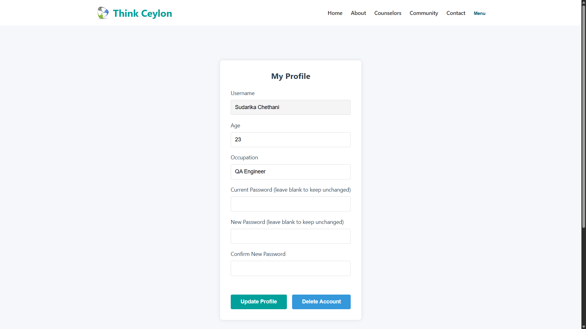 Online Counseling Platform UI Screenshot 19